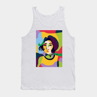 Abstract Meme Doomer Tank Top